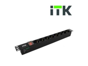 Блок PDU ITK PH12-8D3 <br>  блок PDU 8 розеток Schuko <br> <span style="color: #888;">код: 232889