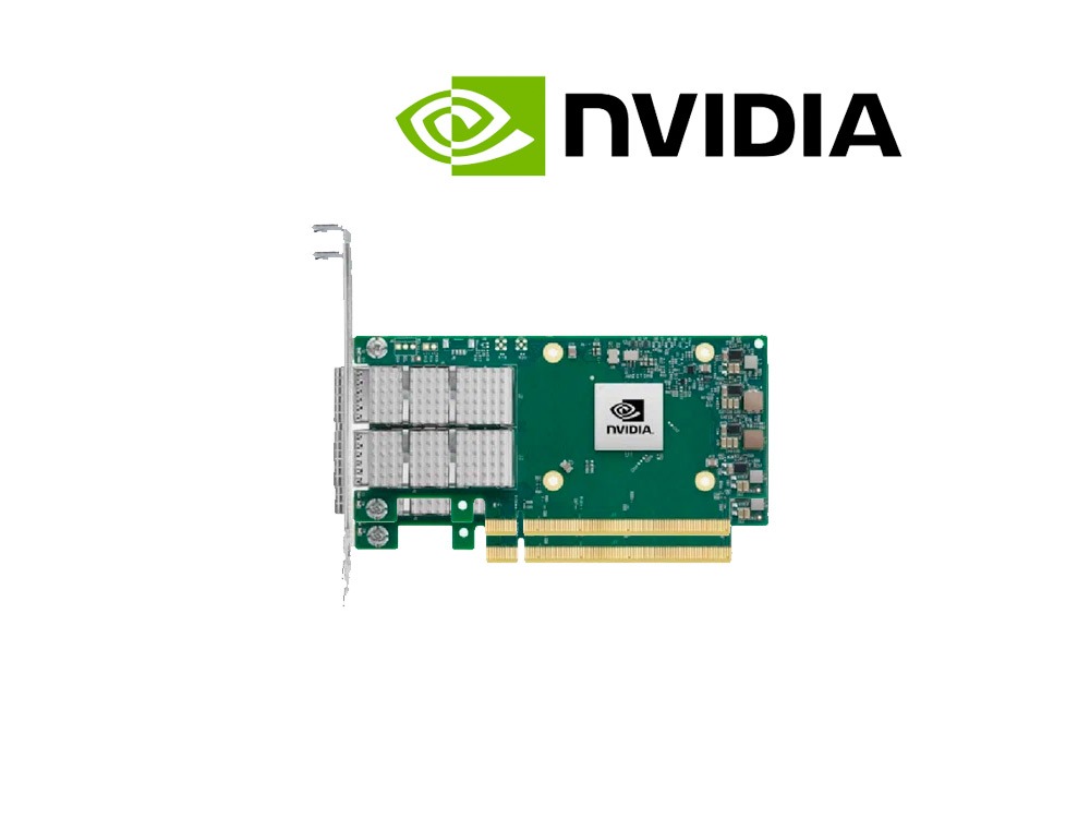 Сетевой адаптер NVIDIA ConnectX-6 Dx EN 100GbE Dual-port QSFP56 PCIe 4.0 x16 (MCX623106AN-CDAT) <br> <span style="color: #888;">код: 234414