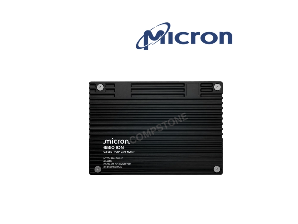 Micron — 6550 ION 61.44TB 2.5" U.2 PCIe Gen5 NVMe SSD, партномер MTFDLAL61T4QHF <br> <span style="color: #888;">код: 235696